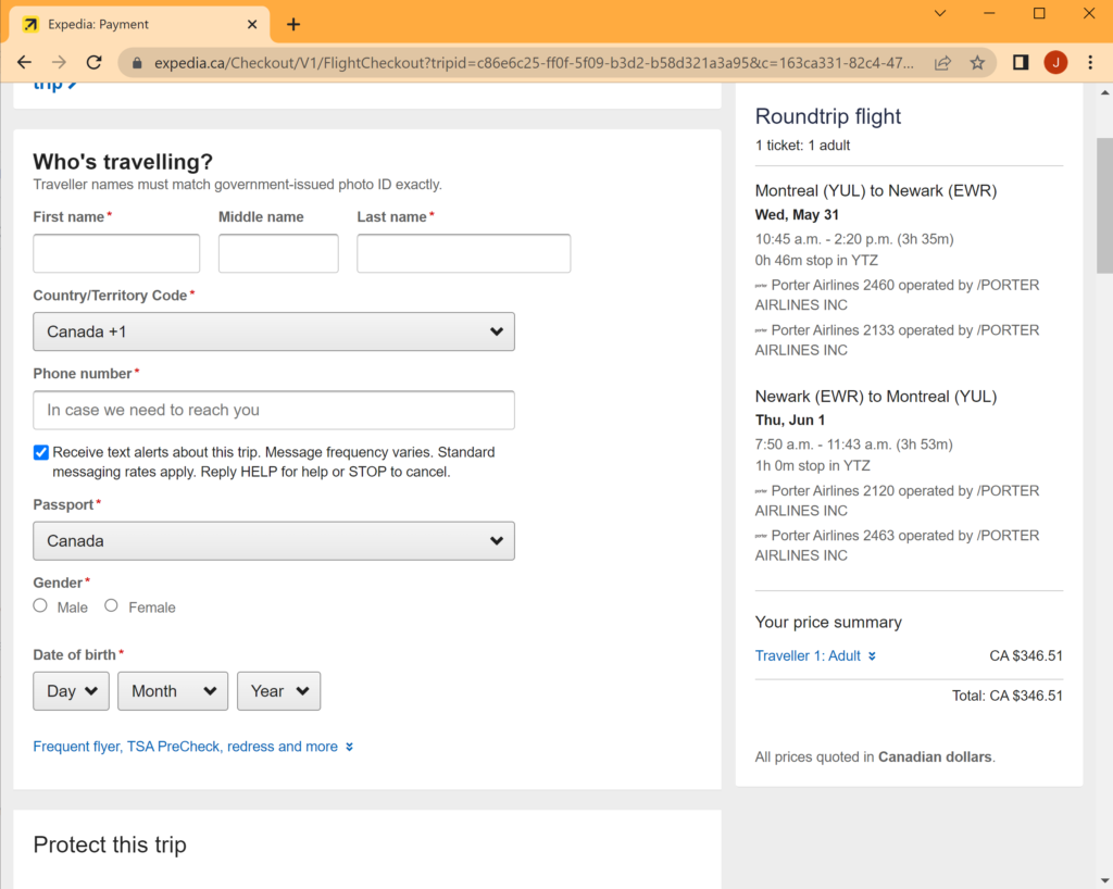 Expedia payment process two sided marketplace example