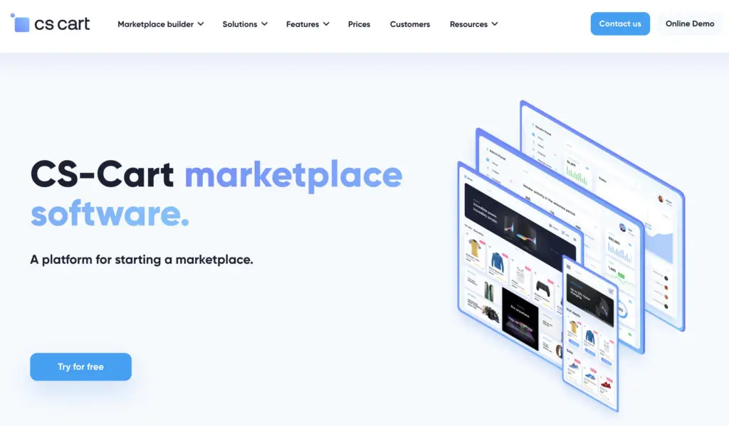 What is the best rental marketplace software?CS-Cart homepage