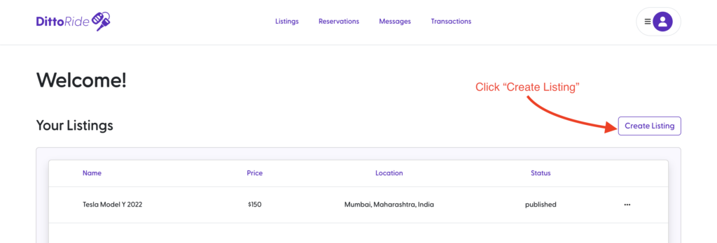 How to create a two sided marketplace listing