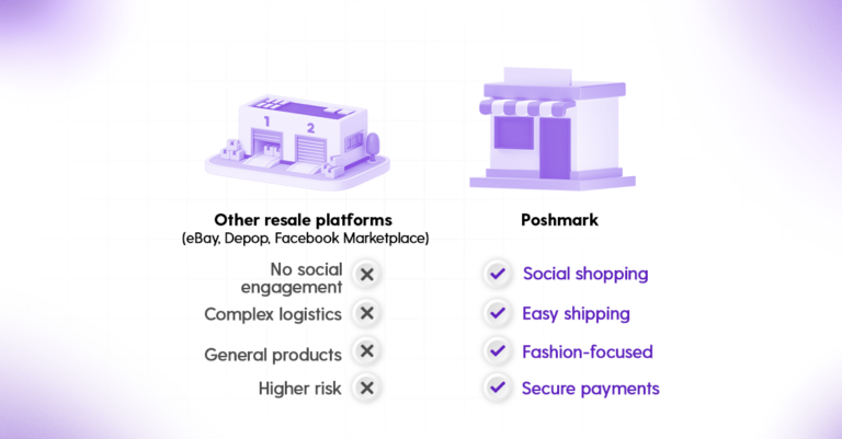 Why Poshmark Stands Out from Other Marketplaces blog screen.